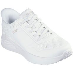 Adidasy Skechers Uno Lite-floating Steps, Kobiety. Białe obuwie sportowe damskie Skechers, bez wzorów, ze skóry ekologicznej, na fitness i siłownię. Za 390.00 zł.