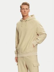 Champion Bluza Reverse Weave 218643 Beżowy Regular Fit. Brązowe bluzy męskie Champion, m, bez wzorów, z bawełny, bez kaptura. Za 399.99 zł.