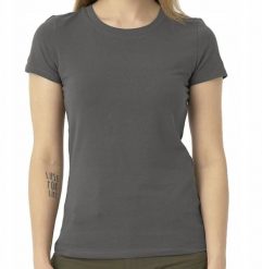 Women's T-shirt Slim Organic - Shadow Grey - L/Regular. Szare t-shirty damskie HELIKON, l, bez wzorów, bez kołnierzyka. Za 151.28 zł.