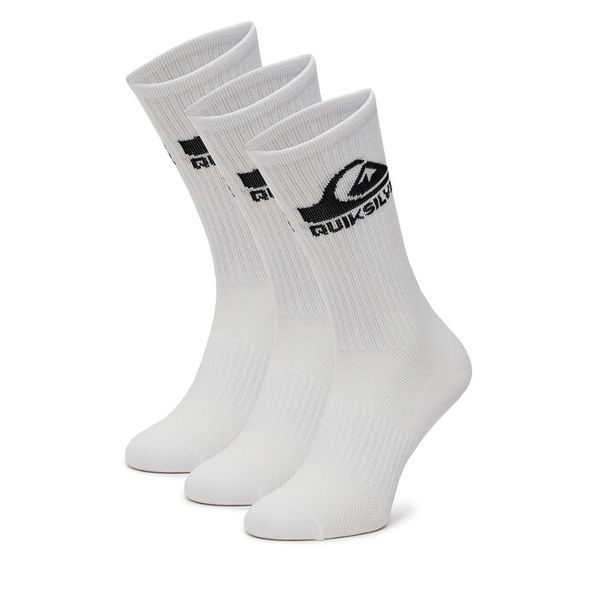 Skarpety długie Quiksilver. Białe skarpety męskie Quiksilver, bez wzorów. Za 39.99 zł.