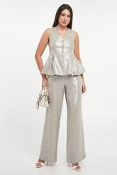 Spodnie damskie lniane JOSEPH RIBKOFF. Legginsy damskie Joseph Ribkoff, s, bez wzorów. Za 949.00 zł.