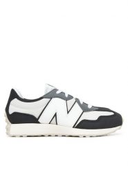 New Balance Sneakersy GS327GX Szary. Szare buty sportowe dziewczęce New Balance, bez wzorów, z materiału, bez zapięcia. Za 299.99 zł.