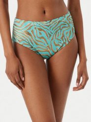 Selmark Dół od bikini BN703 Turkusowy. Niebieskie bikini damskie Selmark, xl, bez wzorów. Za 239.99 zł.