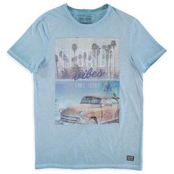 Cars-Jeans Męski T-shirt Vibes 4125771 Greyblue (rozmiar M). T-shirty męskie Cars Jeans, m, bez wzorów, z bawełny, bez kołnierzyka. W wyprzedaży za 65.00 zł.
