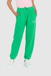 JUICY COUTURE Zielone spodnie damskie wendy recycled z haftowanym logo. Zielone spodnie dresowe damskie Juicy Couture, s, bez wzorów, z dresówki. W wyprzedaży za 329.99 zł.