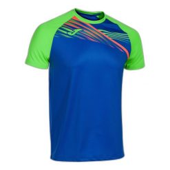 Koszulka do biegania męska Joma Elite X. Niebieskie koszulki sportowe męskie Joma, m, bez wzorów, bez kołnierzyka, bez ramiączek, do biegania. W wyprzedaży za 125.70 zł.