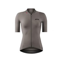 Damski jersey Etxeondo Alda Metalica. Szare koszulki sportowe damskie ETXEONDO, bez wzorów, z jersey, bez kołnierzyka, bez ramiączek, rowerowe. Za 761.00 zł.