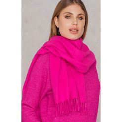Samsoe & Samsoe Szalik maxi Accola - Pink. Różowe szaliki i chusty damskie Samsøe & Samsøe, z kaszmiru. Za 323.95 zł.