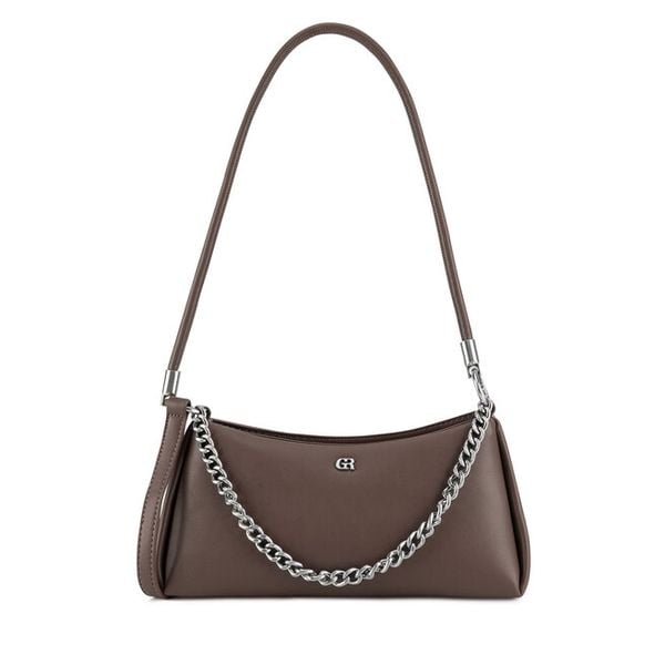 Torebka GINO ROSSI. Brązowe listonoszki damskie Gino Rossi, bez wzorów, bez dodatków. Za 169.99 zł.