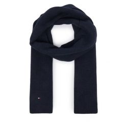 Szalik Tommy Hilfiger. Niebieskie szaliki i chusty damskie Tommy Hilfiger, bez wzorów. Za 289.99 zł.
