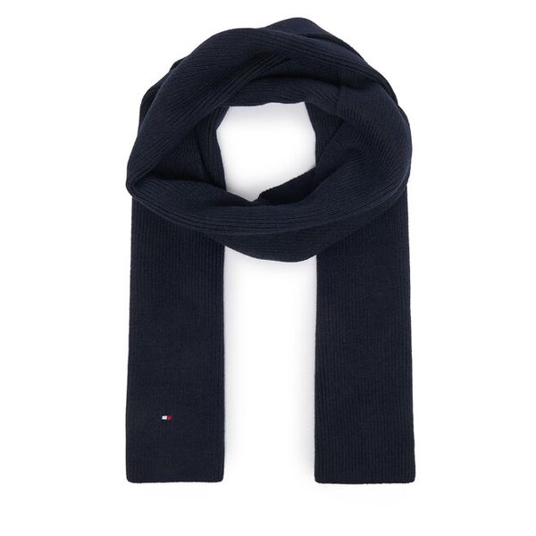 Szalik Tommy Hilfiger. Niebieskie szaliki i chusty damskie Tommy Hilfiger, bez wzorów. Za 239.99 zł.