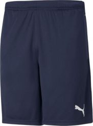 Puma Spodenki męskie Puma teamRISE Training Shorts granatowe 657336 06 L. Krótkie spodenki sportowe męskie Puma, l, bez wzorów. Za 90.53 zł.