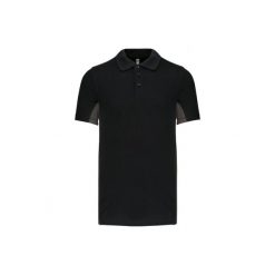 Polo Kariban Flag. Czarne koszulki polo męskie KARIBAN, m, bez wzorów, z dzianiny, bez ramiączek. Za 141.00 zł.