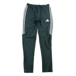 Second life - Spodnie dresowe męskie Tiro 17 slim fit - Stan bardzo dobry. Szare spodnie sportowe męskie Adidas, m, bez wzorów, z dresówki, do biegania. Za 85.16 zł.