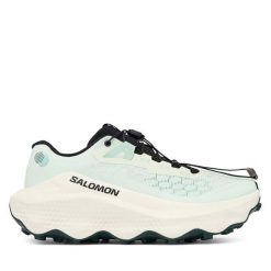 Buty do biegania Salomon. Zielone obuwie sportowe damskie Salomon, bez wzorów, do biegania. Za 649.99 zł.