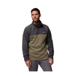 Bluza męska Columbia Steens Mountain Half Snap. Zielone bluzy męskie Columbia, m, bez wzorów, bez kaptura. Za 159.99 zł.