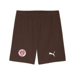 Męskie szorty FC St. Pauli 25/26 PUMA Espresso Brown. Brązowe krótkie spodenki sportowe męskie Puma, m, bez wzorów, do piłki nożnej. Za 179.00 zł.