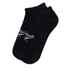 Skarpety krótkie Reebok. Czarne skarpety damskie Reebok, bez wzorów. Za 39.99 zł.