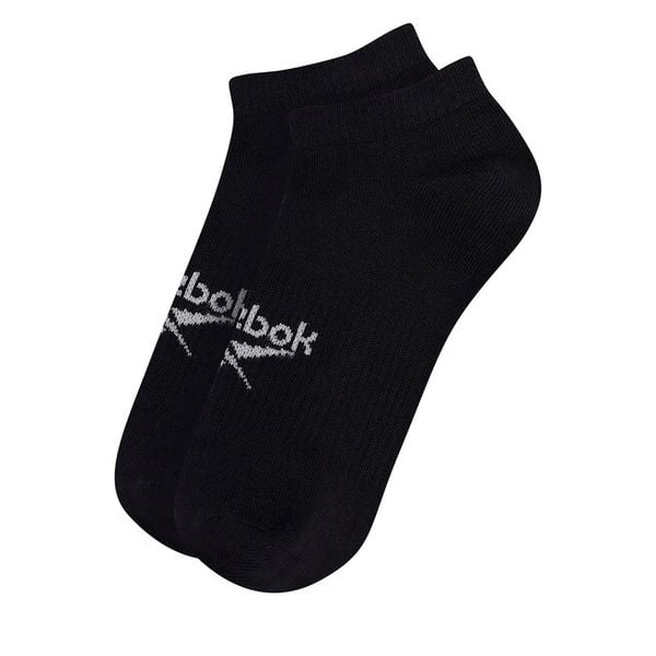 Skarpety krótkie Reebok. Czarne skarpety damskie Reebok, bez wzorów. Za 39.99 zł.