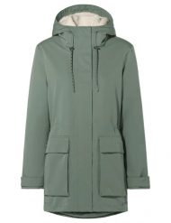 Outdoor-Jacke W Manukau Parka III. Zielone parki damskie Vaude, bez wzorów, z materiału, eleganckie, z kapturem. Za 1,509.00 zł.