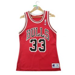 Second life - Koszulka męska NBA Chicago Bulls - Stan bardzo dobry. Czerwone koszulki sportowe męskie Champion, l, bez wzorów, z jersey, bez kołnierzyka, bez ramiączek, do koszykówki. Za 306.68 zł.