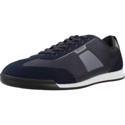 Buty HUGO BOSS NITAN LOWP NYMN Niebieski. Niebieskie trekkingi męskie Hugo Boss, trekkingowe. Za 703.99 zł.