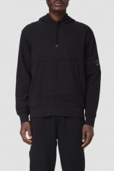 C.P. COMPANY Czarna męska bluza Sweat Hooded, Rozmiar XL. Czarne bluzy męskie C.P. Company, l, bez wzorów, bez kaptura. W wyprzedaży za 741.99 zł.