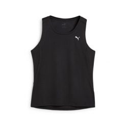Damski tank top Puma Run Velocity. Czarne koszulki sportowe damskie Puma, bez wzorów, sportowe, bez kołnierzyka. Za 150.00 zł.