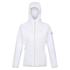 Kurtka Damska Hybrydowa Andreson VII. Białe kurtki sportowe damskie Regatta, bez wzorów, bez kaptura, trekkingowe. Za 84.99 zł.