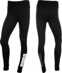 Legginsy damskie Puma Power Logo. Czarne legginsy damskie Puma, l, bez wzorów, z bawełny. Za 106.99 zł.