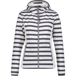 Bluza z kapturem Luhta Ilvessalo - biały. Białe bluzy damskie Luhta, na zimę, xs, bez wzorów, z polaru, z kapturem. Za 399.00 zł.