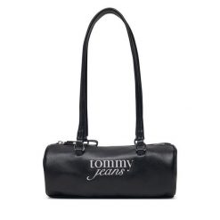 Torebka Tommy Jeans. Czarne torebki do ręki damskie Tommy Jeans, bez wzorów, z jeansu, klasyczne, bez dodatków. Za 409.99 zł.