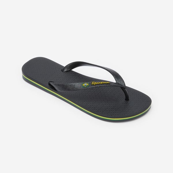 Japonki męskie Ipanema Classic Brasil. Czarne klapki męskie Ipanema, z materiału. Za 89.99 zł.