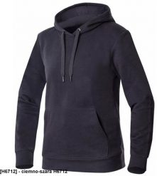 Ardon Damska bluza kangurek elastyczny śćiągacz pa i rękawy % bawełna, % poliester, g/m ciemno-szara H6712 2XL. Szare bluzy damskie Ardon, m, bez wzorów, z bawełny, bez kaptura. Za 103.54 zł.