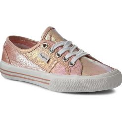 Tenisówki PEPE JEANS - Baker Glam PGS30263 Petal 312. Trampki i tenisówki dziewczęce marki Pepe Jeans. W wyprzedaży za 169.00 zł.