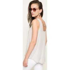 Fresh Made - Top. Szare topy damskie Fresh Made, z materiału, bez rękawów. W wyprzedaży za 49.90 zł.