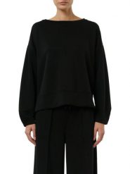 Comma Bluza Kobiety Sztuczne włókno czarny, 38. Czarne bluzy damskie comma, bez wzorów, z tkaniny, bez kaptura. Za 299.95 zł.