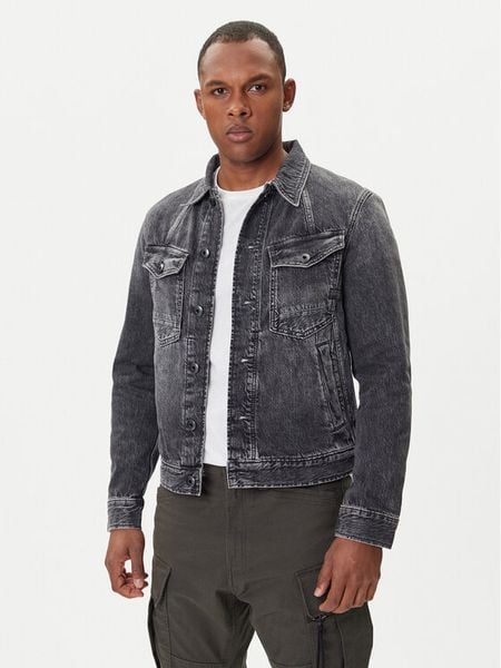 G-Star Raw Kurtka jeansowa D26919-D537 Szary Slim Fit. Szare kurtki męskie G-Star Raw, m, bez wzorów, z bawełny, retro, bez kaptura. Za 289.99 zł.