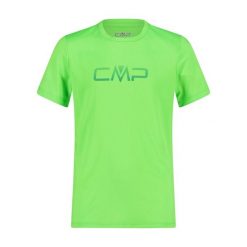 Koszulka dla dzieci CMP. Zielone t-shirty dla chłopców CMP, bez wzorów, z materiału, bez ramiączek. Za 66.45 zł.