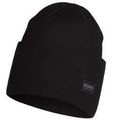 Czapka zimowa Buff Lifestyle Knitted Hat. Czarne czapki i kapelusze damskie Buff, na zimę, bez wzorów, sportowe. W wyprzedaży za 94.40 zł.
