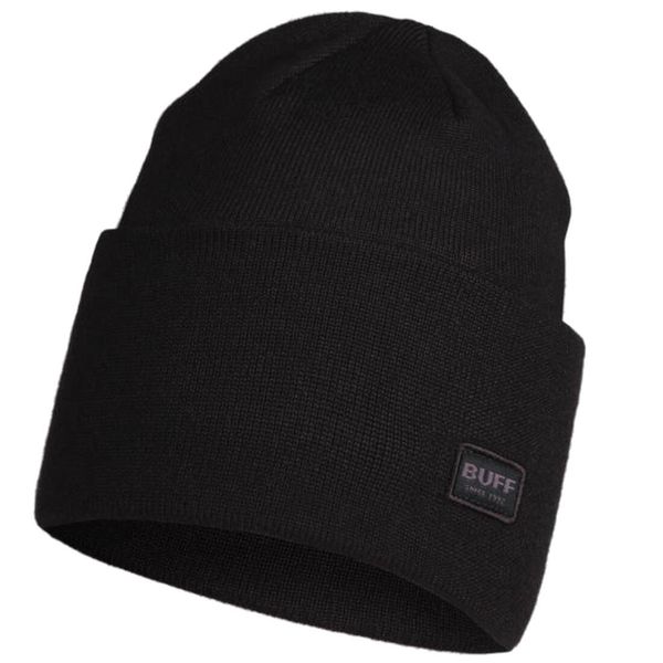 Czapka zimowa Buff Lifestyle Knitted Hat. Czarne czapki i kapelusze damskie Buff, na zimę, bez wzorów, sportowe. W wyprzedaży za 71.96 zł.
