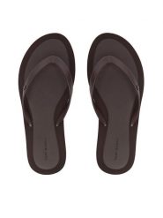Tory Burch Japonki 162307 Brązowy. Brązowe klapki damskie Tory Burch, bez wzorów, z syntetyku, bez obcasa. Za 484.99 zł.