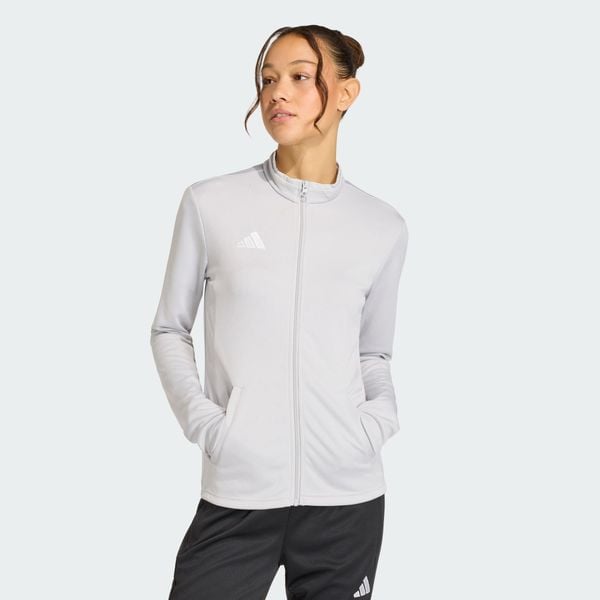Bluza Entrada26 Track Jacket. Czerwone bluzy damskie Adidas, xs, z aplikacjami, z dresówki, bez kaptura. Za 121.99 zł.
