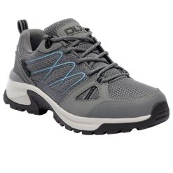 Buty Sportowe Damskie Zindzi II DLX. Szare obuwie sportowe damskie Trespass, bez wzorów, z materiału, trekkingowe. Za 372.99 zł.
