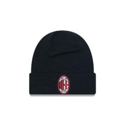 Czapka z klapą Milan AC Core. Czarne czapki i kapelusze męskie New Era, bez wzorów, z materiału, klasyczne. Za 174.00 zł.