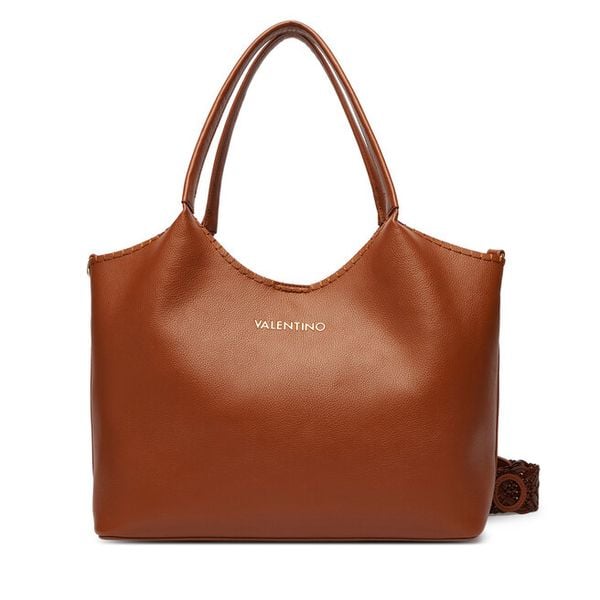Torebka Valentino. Brązowe torebki do ręki damskie Valentino, bez wzorów, bez dodatków. Za 474.99 zł.