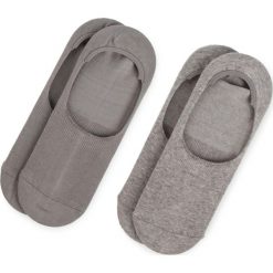 Zestaw 2 par niskich skarpet unisex LEVI'S - 943001001 Middle Grey Melange 758. Skarpety damskie marki Levi's. Za 34.99 zł.