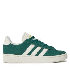 Sneakersy adidas. Czerwone trampki i tenisówki chłopięce Adidas, bez wzorów, bez zapięcia. Za 279.99 zł.