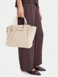 Lasocki Torebka CEO-LSK-X-003-09 Beżowy. Brązowe torebki do ręki damskie Lasocki, bez wzorów, z materiału, bez dodatków. Za 219.99 zł.