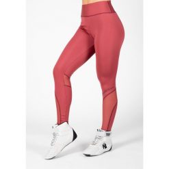 Kaycee Rajstopy - Burgundowa czerwień. Brązowe legginsy damskie GORILLA WEAR, xs, bez wzorów. Za 191.00 zł.
